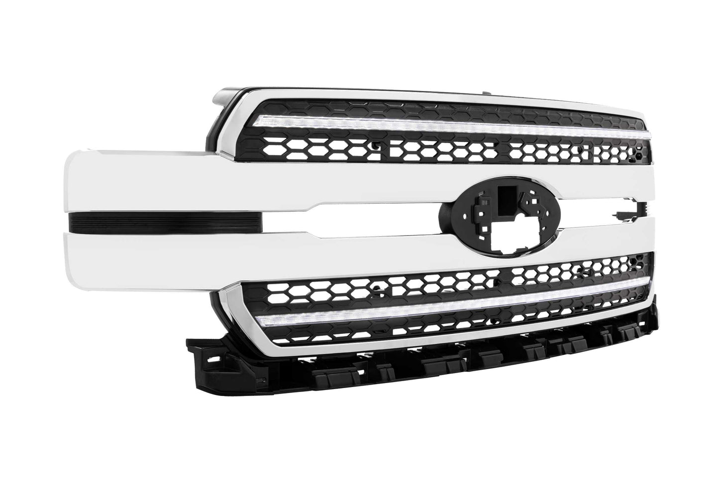 Morimoto Ford F-150 XBG LED Grilles, 2018-2020, All Models, Chrome Finish, White DRL, XBG17