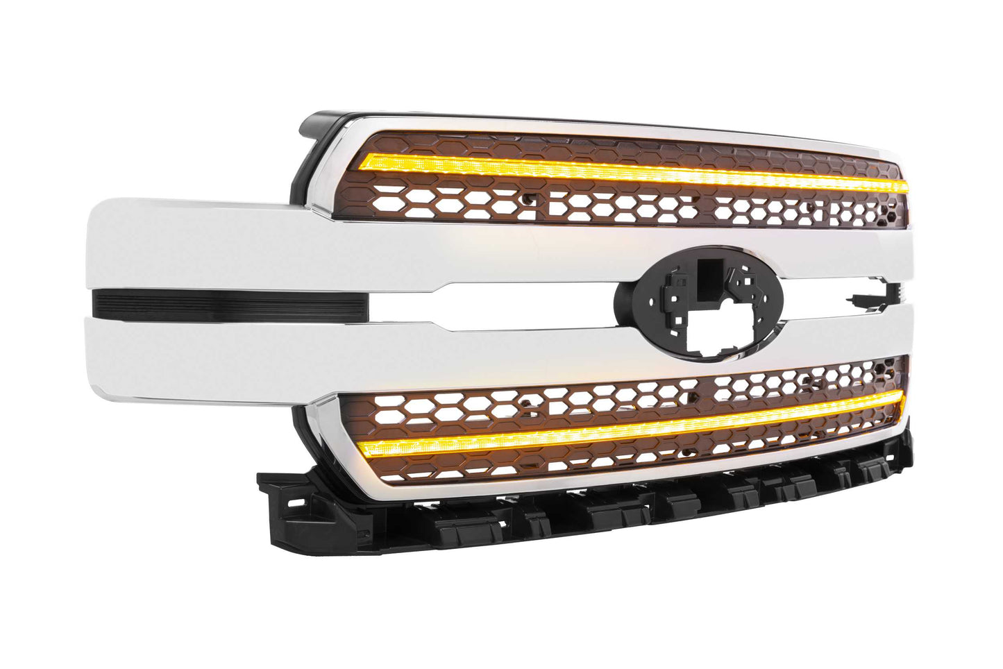 Morimoto Ford F-150 XBG LED Grilles, 2018-2020, All Models, Chrome Finish, Amber DRL, XBG18