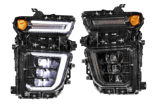 Morimoto Chevrolet Silverado HD XB LED Headlights, 2020-2024, Pair, Not Compatible: 2024 High Country, ZR2, LTZ, LF547