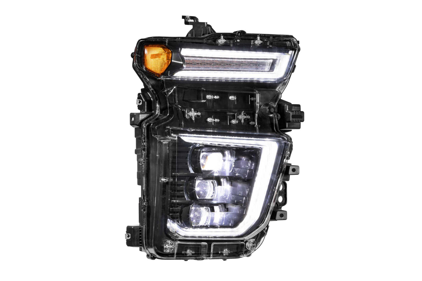 Morimoto Chevrolet Silverado HD XB LED Headlights, 2020-2024, Pair, Not Compatible: 2024 High Country, ZR2, LTZ, LF547