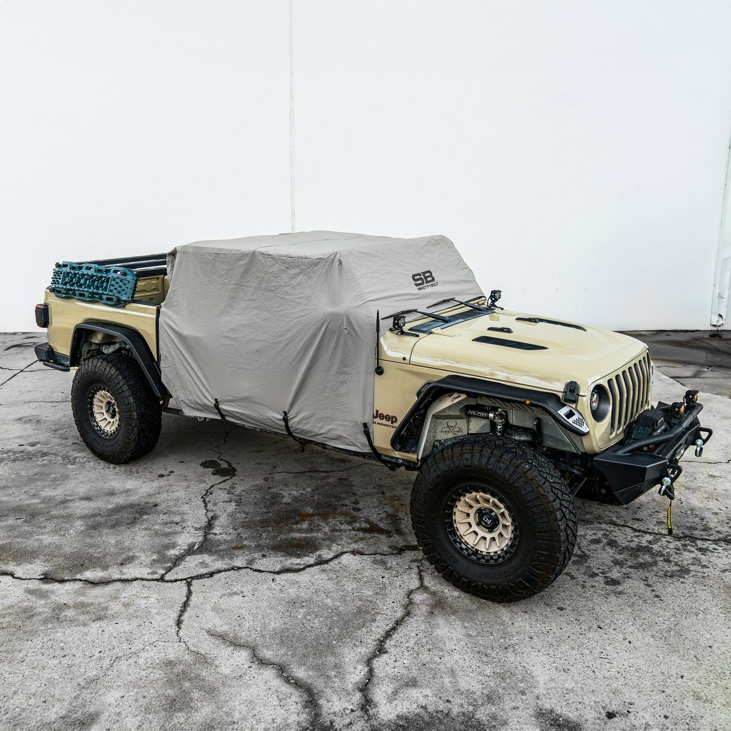 Smittybilt 2020-2025 Jeep Gladiator JT Cab Cover with Door Flaps, Gray, 20+, 1081