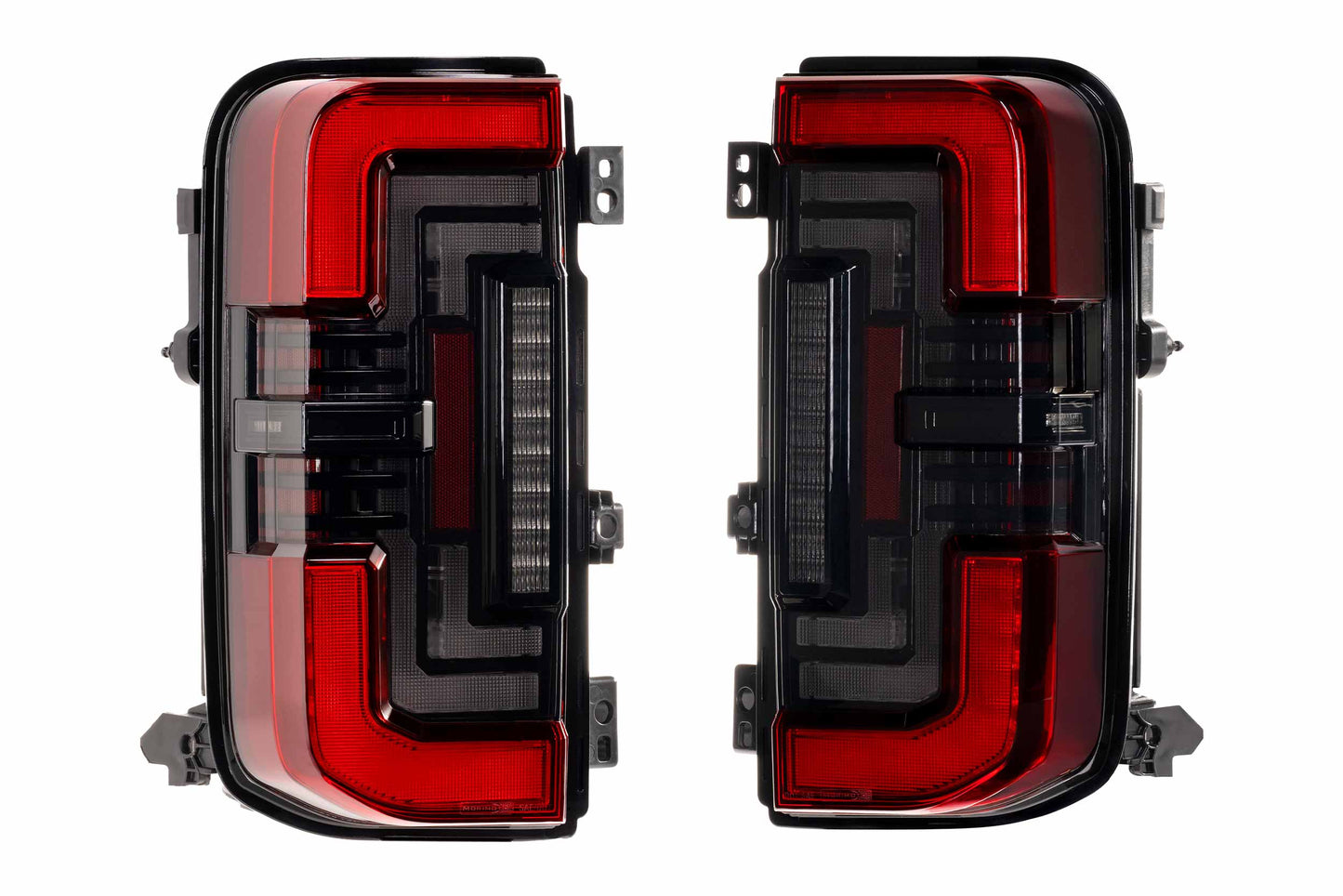 Morimoto Ford Bronco XB LED Tail Lights, 2021+, Exclude Raptor, Red, Set, LF751