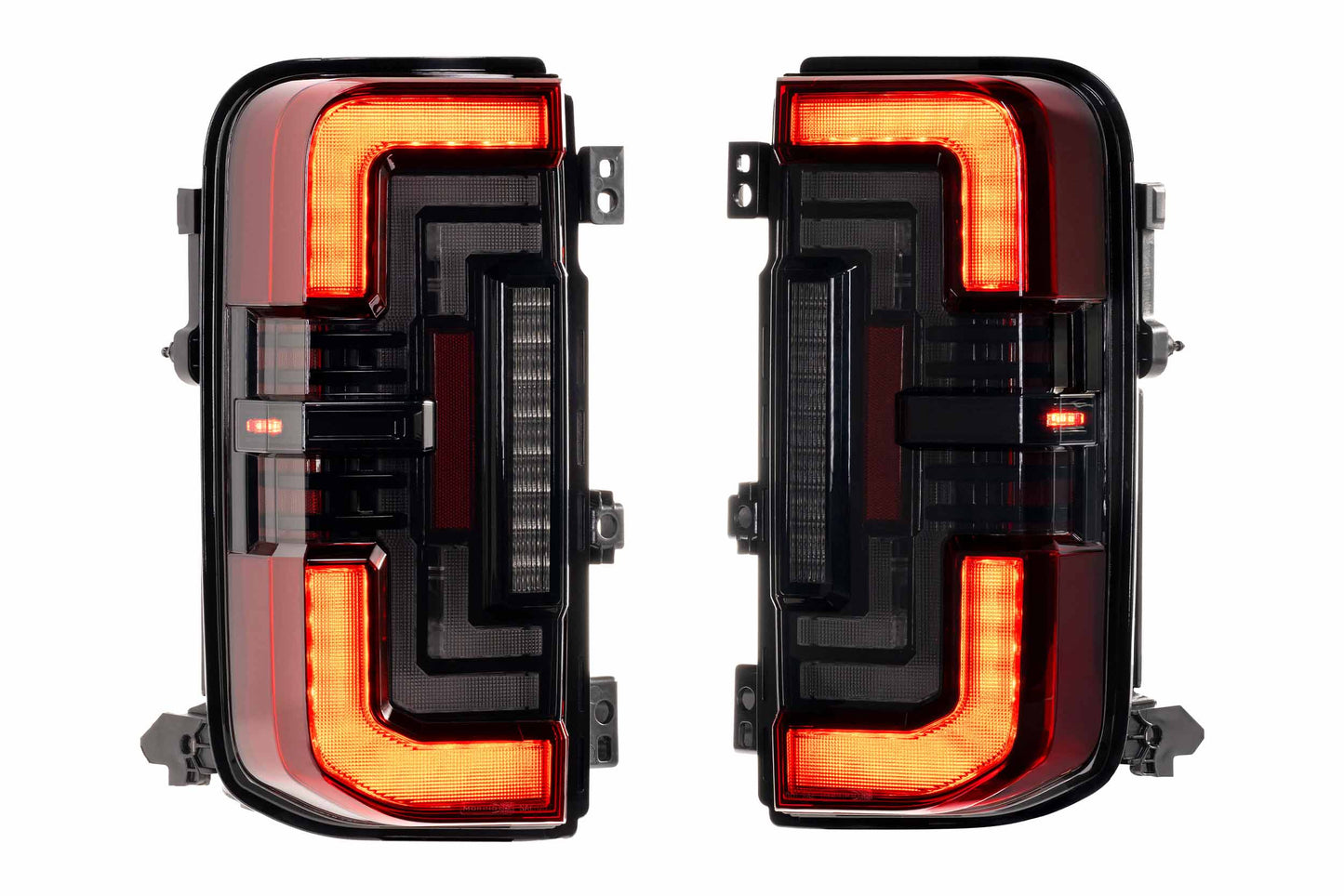 Morimoto Ford Bronco XB LED Tail Lights, 2021+, Exclude Raptor, Red, Set, LF751