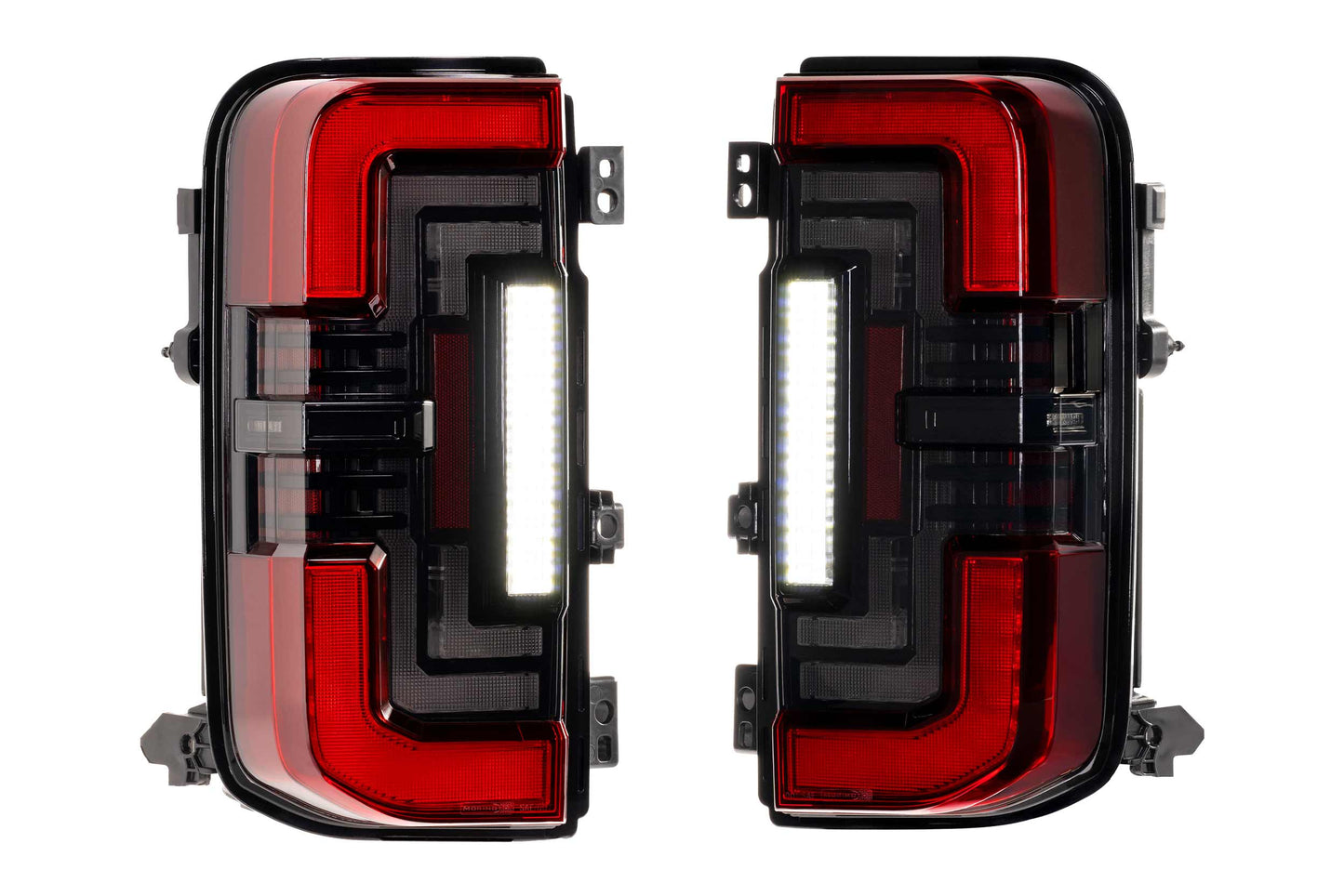 Morimoto Ford Bronco XB LED Tail Lights, 2021+, Exclude Raptor, Red, Set, LF751