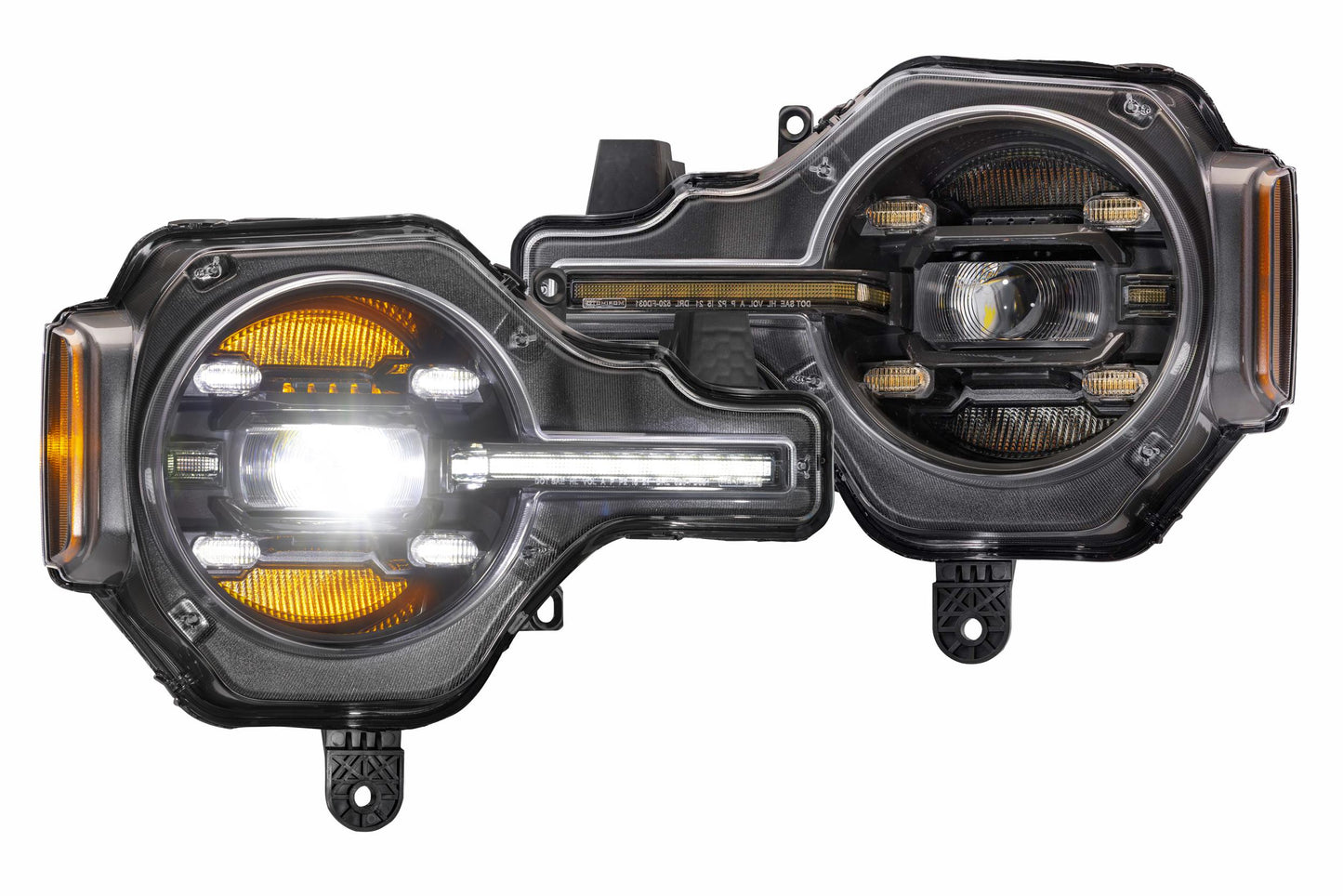 Morimoto Ford Bronco / Bronco Raptor XB LED Headlights, 2021+, Pair, White DRL, LF497