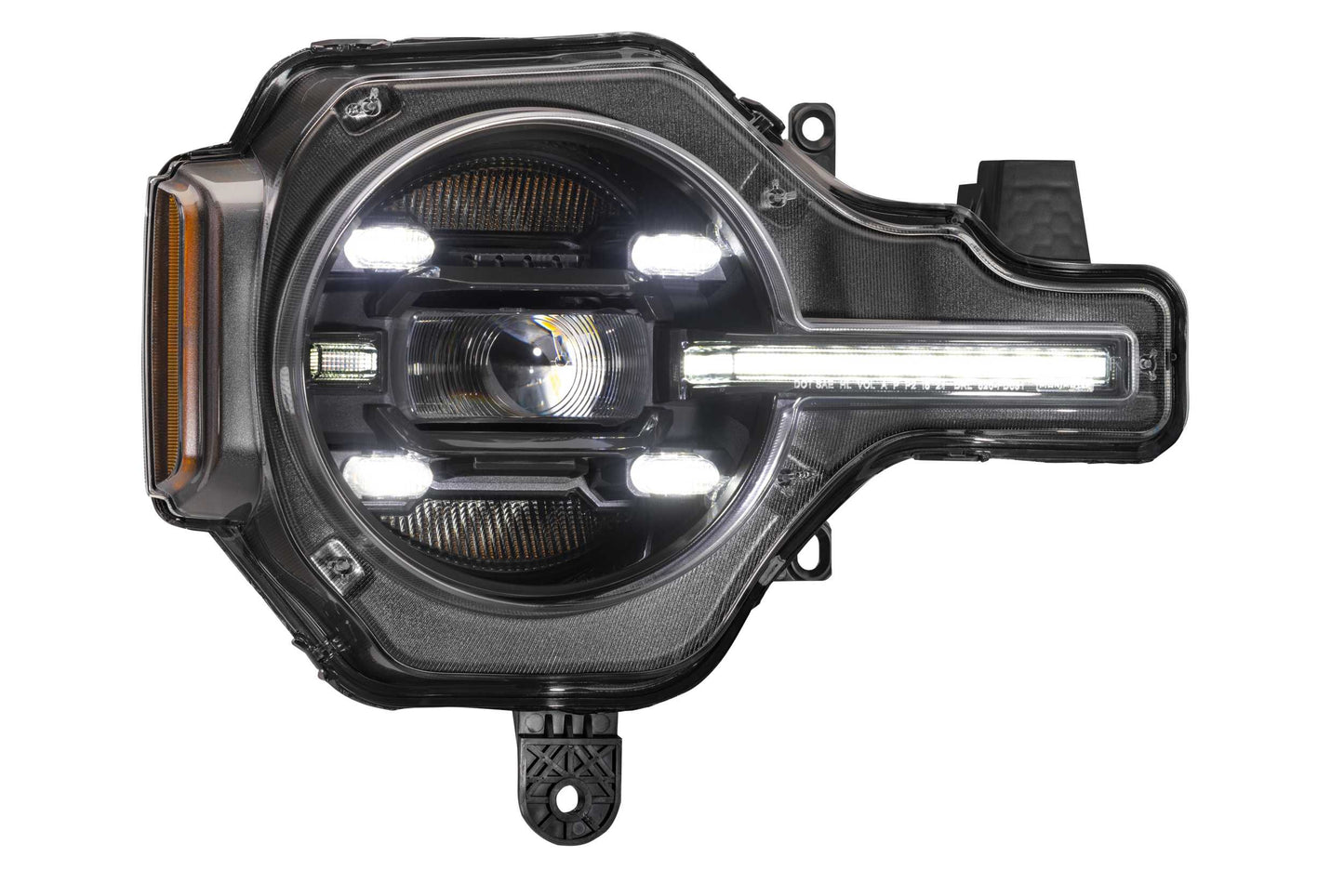 Morimoto Ford Bronco / Bronco Raptor XB LED Headlights, 2021+, Pair, White DRL, LF497