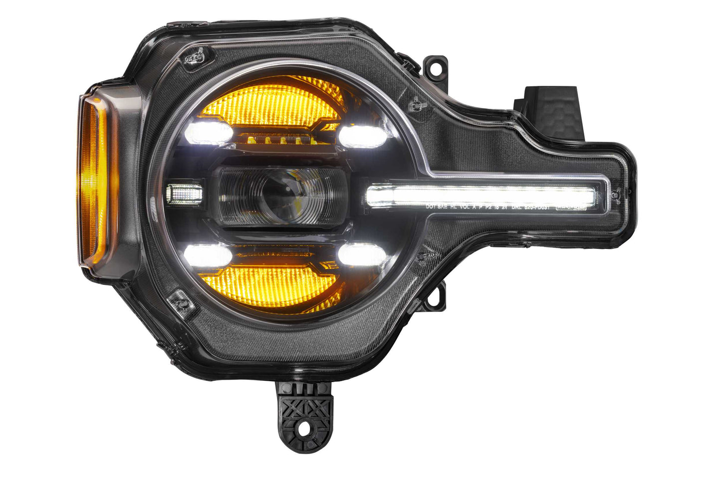 Morimoto Ford Bronco / Bronco Raptor XB LED Headlights, 2021+, Pair, White DRL, LF497