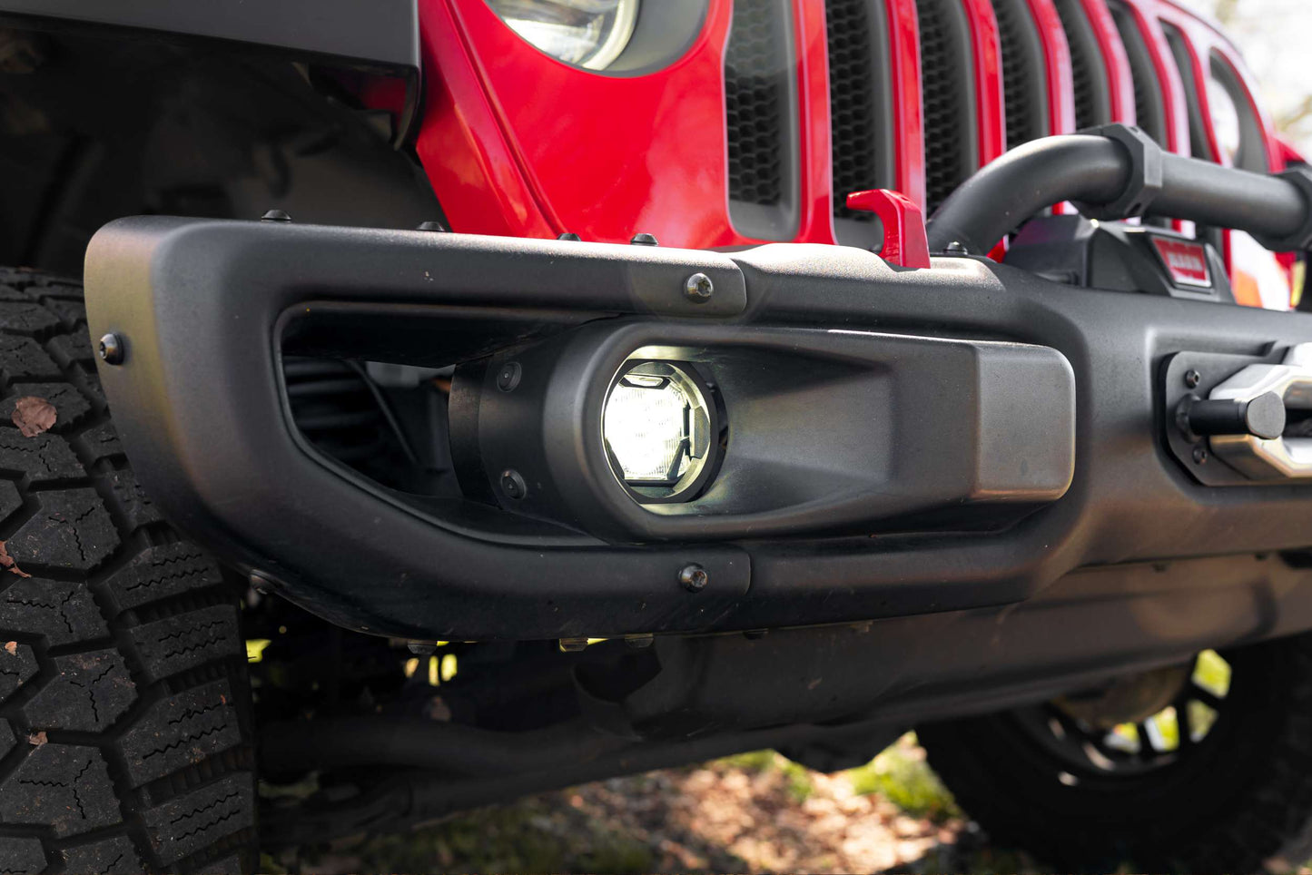 Morimoto JEEP WRANGLER JL / Gladiator JT 4Banger Fog Light Kits, 2017+, Fits: Sahara / Rubicon, Does Not Fit Sport, NCS, Wide, White, BAF078W