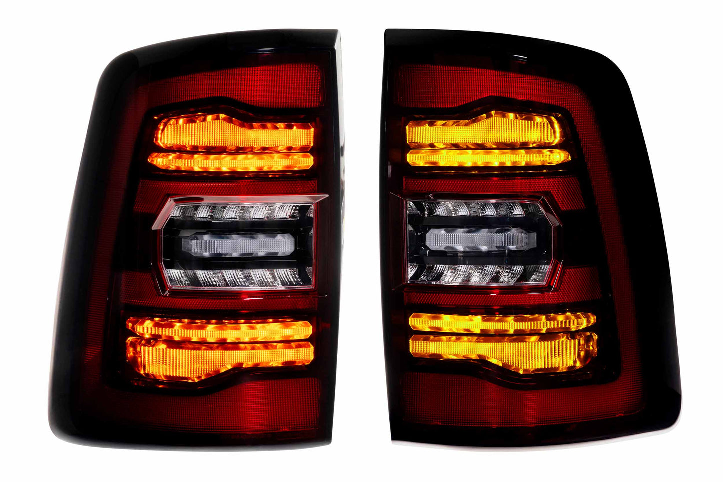 Morimoto Dodge Ram HD Trucks XB LED Tail Lights, 2019+, Set, Red, LF752