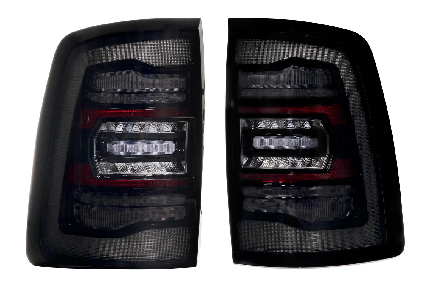 Morimoto Dodge Ram HD Trucks XB LED Tail Lights, 2019+, Set, Smoked, LF753