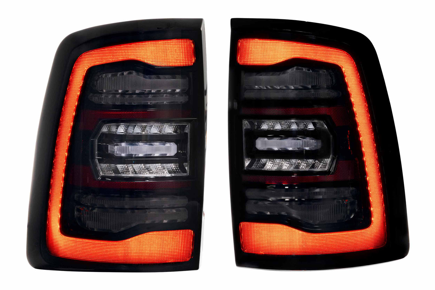 Morimoto Dodge Ram HD Trucks XB LED Tail Lights, 2019+, Set, Smoked, LF753