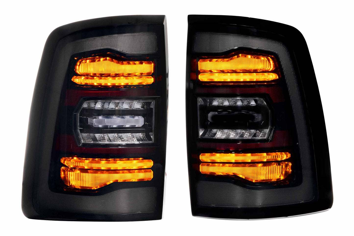 Morimoto Dodge Ram HD Trucks XB LED Tail Lights, 2019+, Set, Smoked, LF753