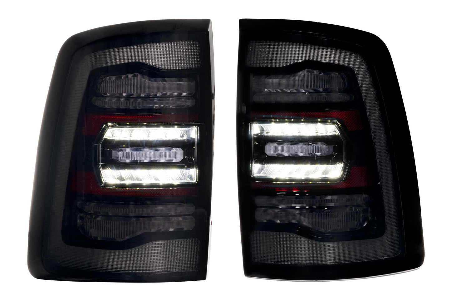 Morimoto Dodge Ram HD Trucks XB LED Tail Lights, 2019+, Set, Smoked, LF753