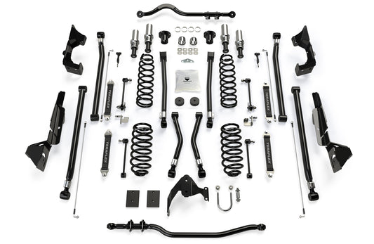 TeraFlex Jeep Wrangler JK 4 Door 4" Alpine CT4 Prerunner Long Arm Suspension System, No Shocks