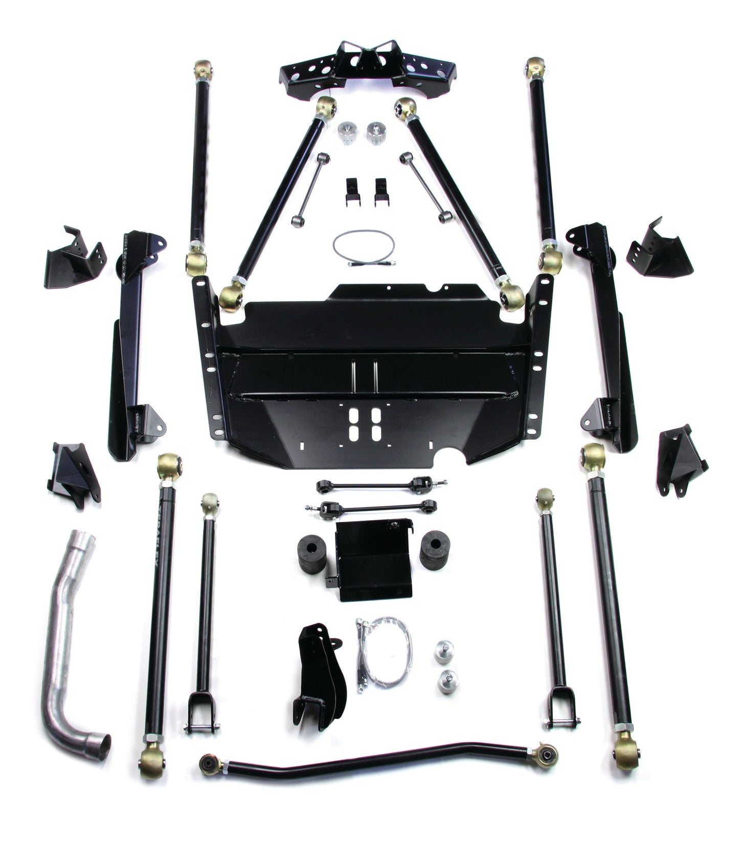 TeraFlex Jeep Wrangler TJ SWB Pro LCG Long Arm Suspension System for Coilover Setup 