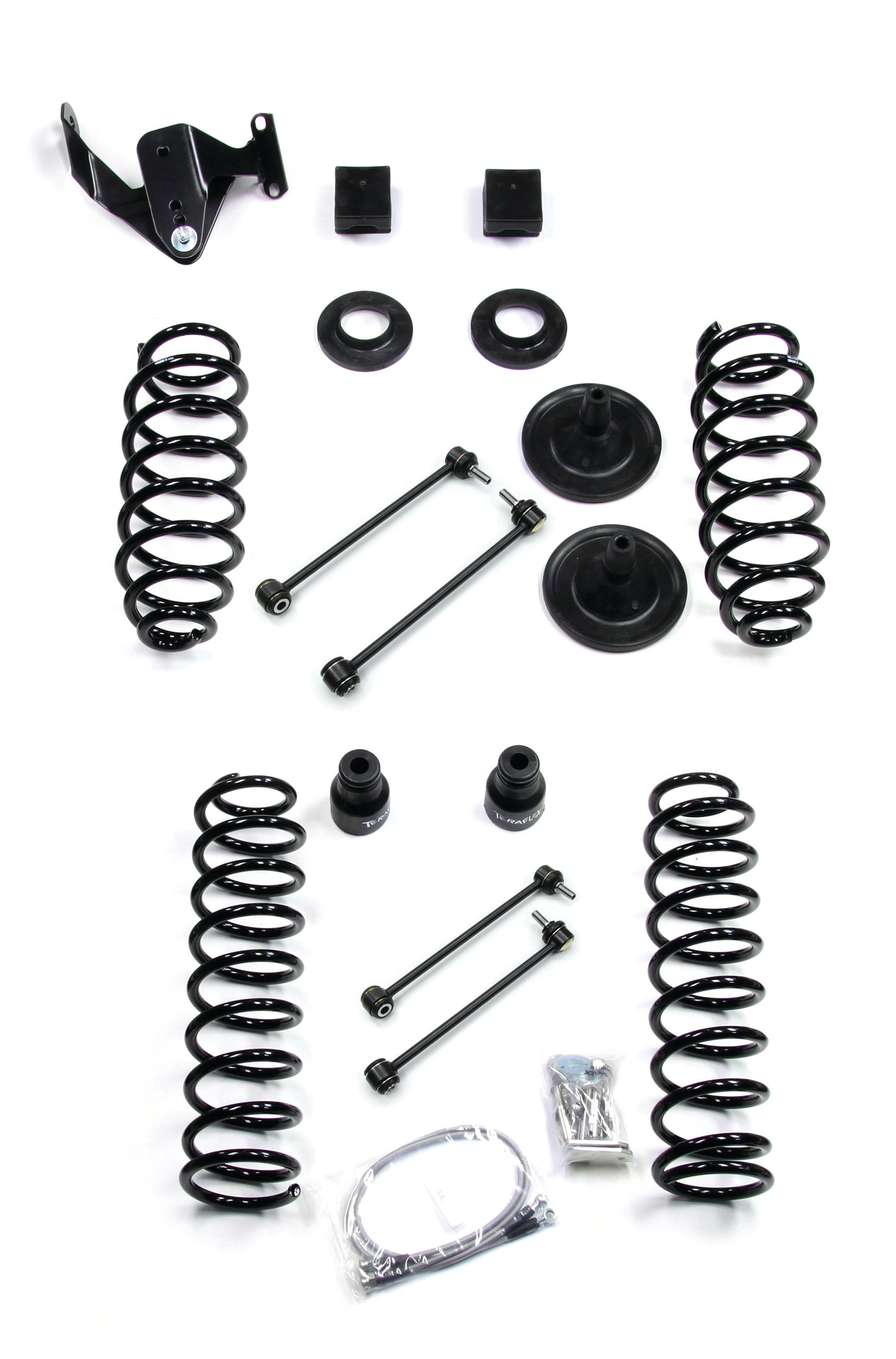 TeraFlex Jeep Wrangler JK 4-Door 3" Base Lift Kit, Right Hand Drive