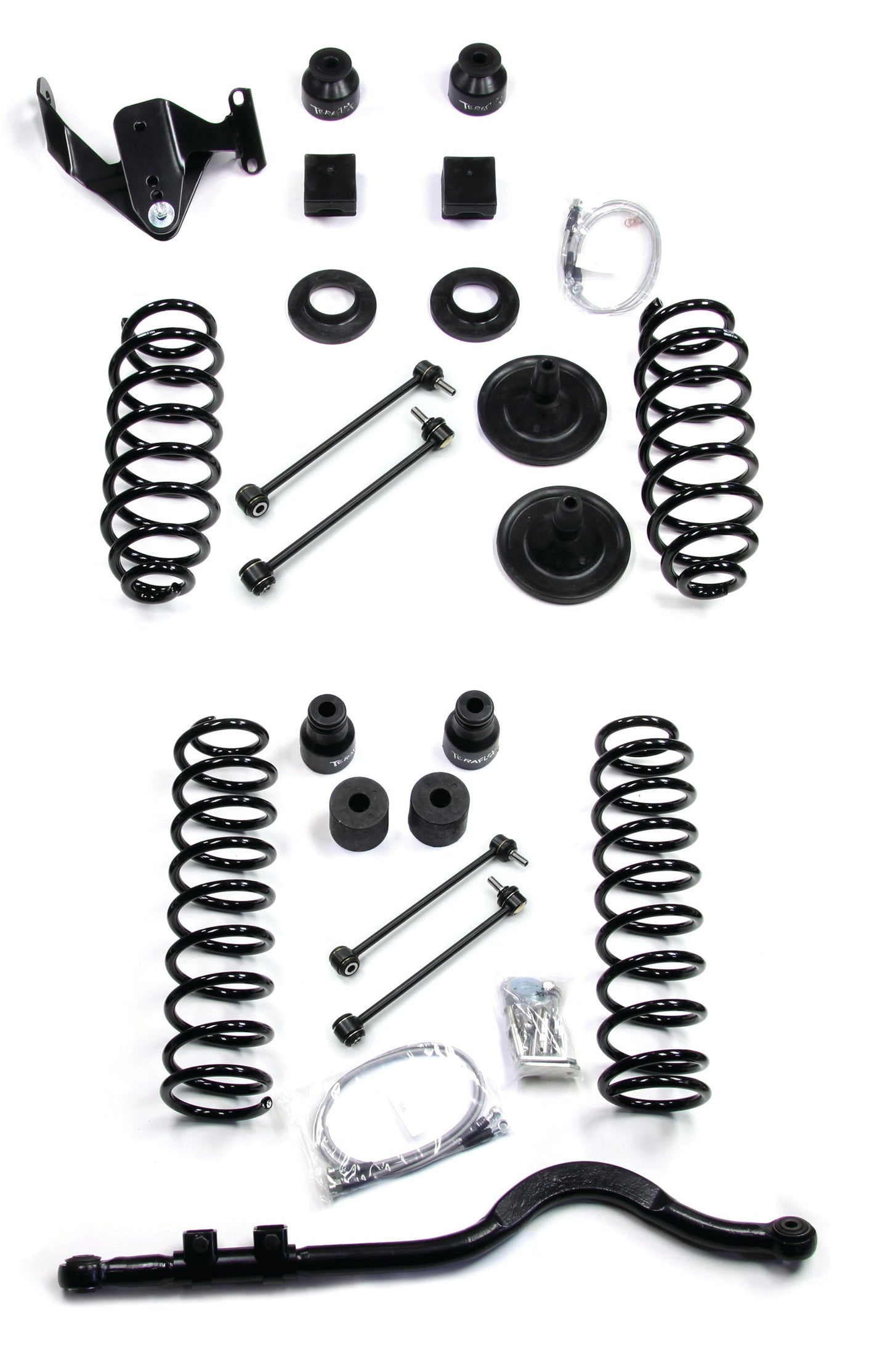 TeraFlex Jeep Wrangler JK 2 Door 4" Lift Kit, Right Hand Drive