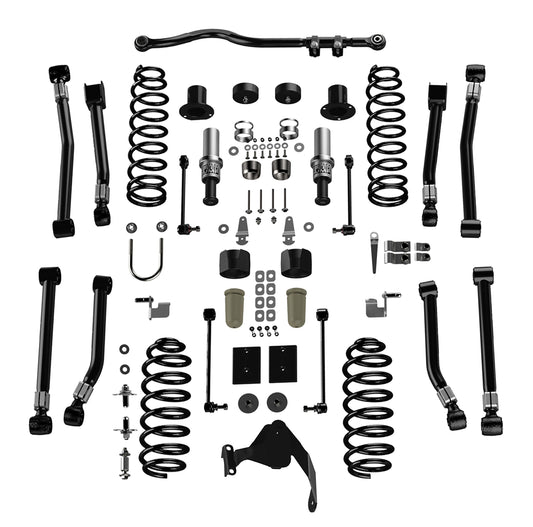 TeraFlex Jeep Wrangler JK 2 Door 3" Alpine CT3 Outback Overland Suspension System, RHD, No Shocks