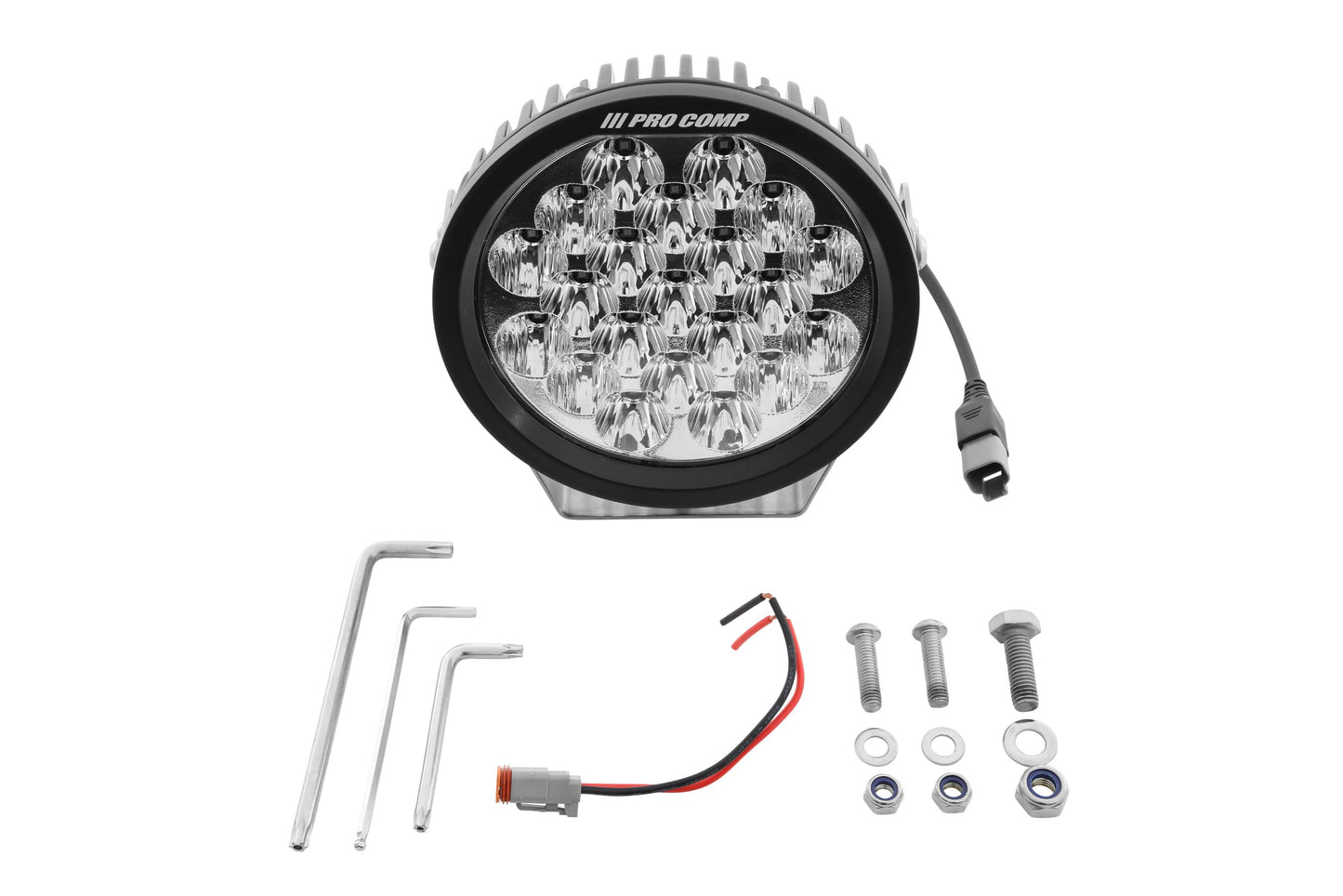 Pro Comp Motorsports Series LED Pods, 5", White, Combo Beams, Universal EXP76502