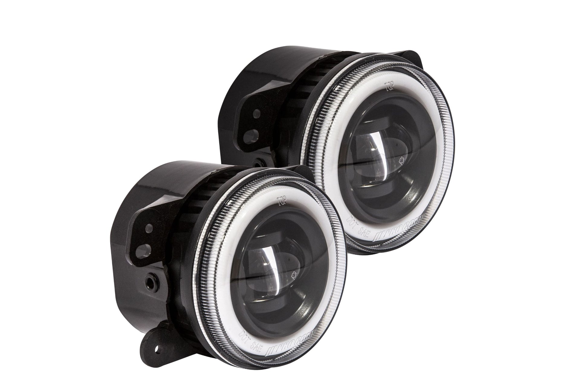 ProComp Jeep Cherokee / Grand Cherokee / Wrangler JK / Fog Lights, 2007-2018, Wide Fog Beams, White, EXP76504P