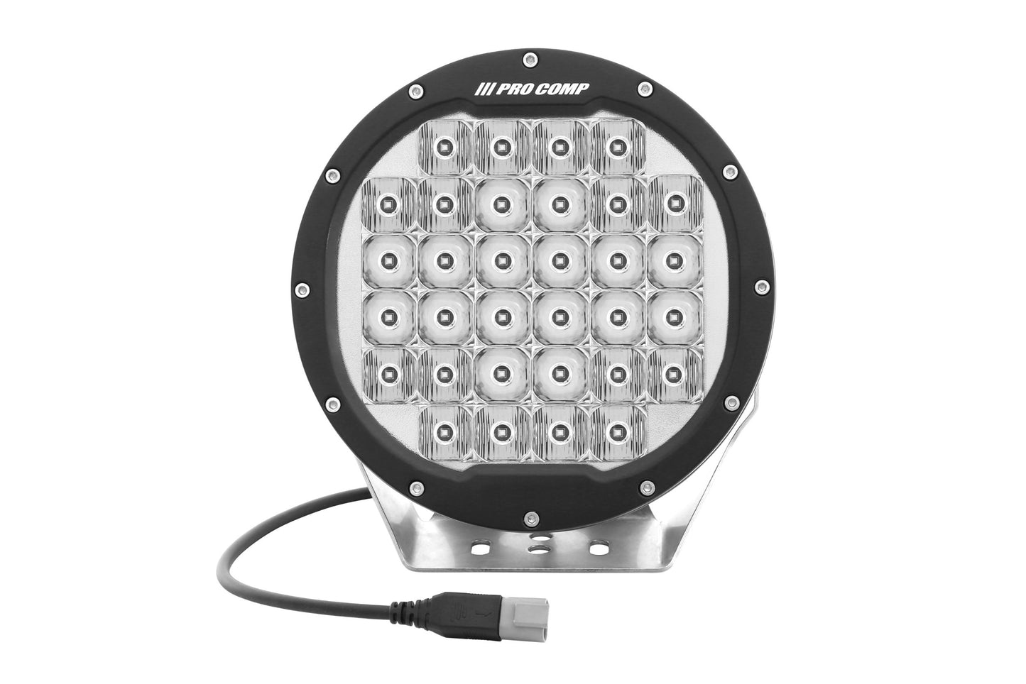 ProComp Motorsports Series LED Pods, 7" / White, Combo Beams, Universal, EXP76503