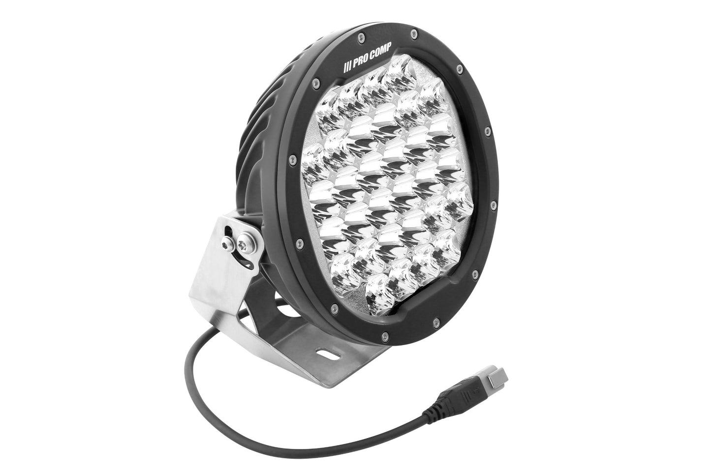 ProComp Motorsports Series LED Pods, 7" / White, Combo Beams, Universal, EXP76503