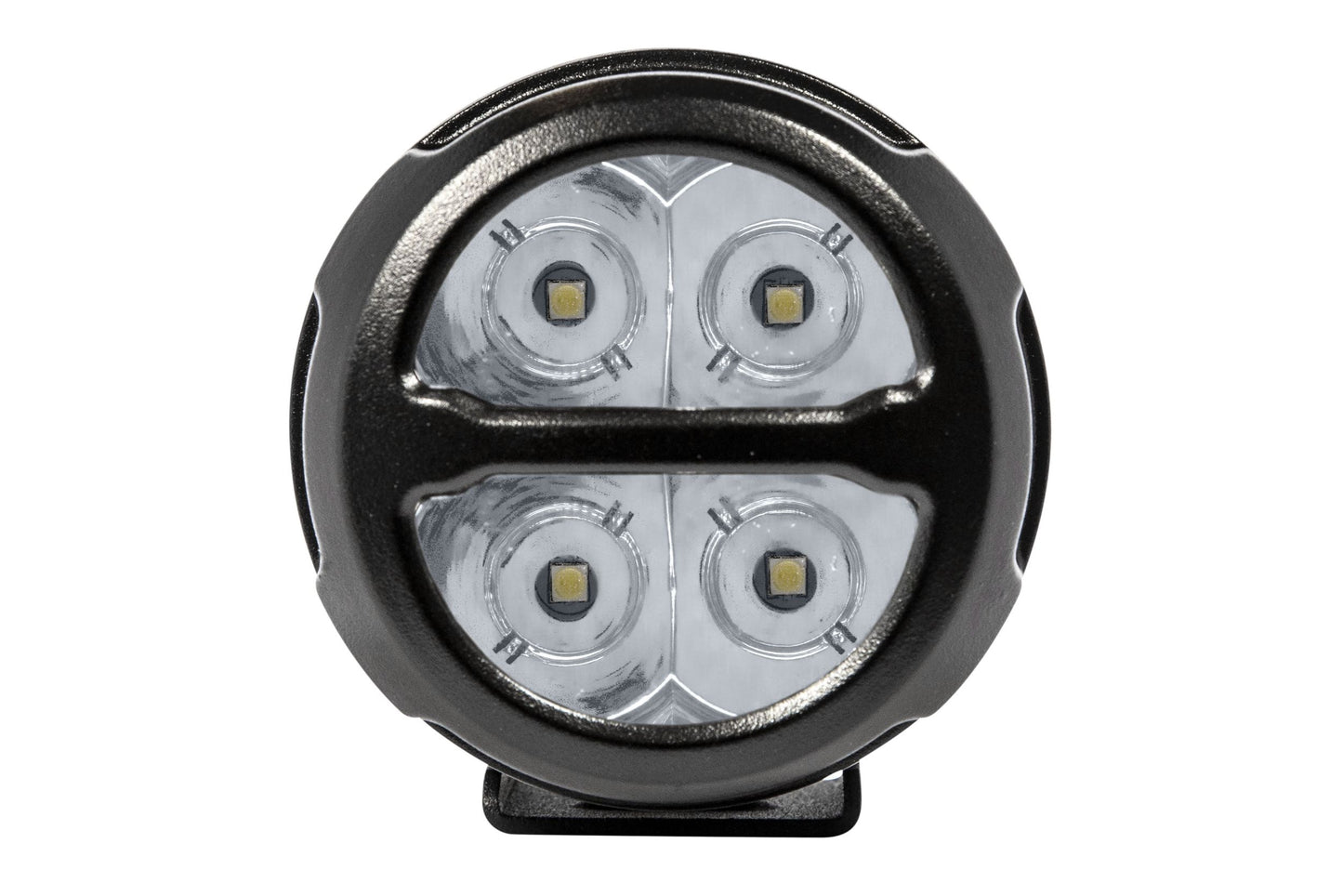 ProComp S4-R LED Pods, 2x2 Round, 20W, White, Spot Beams, Universal, EXP76412P