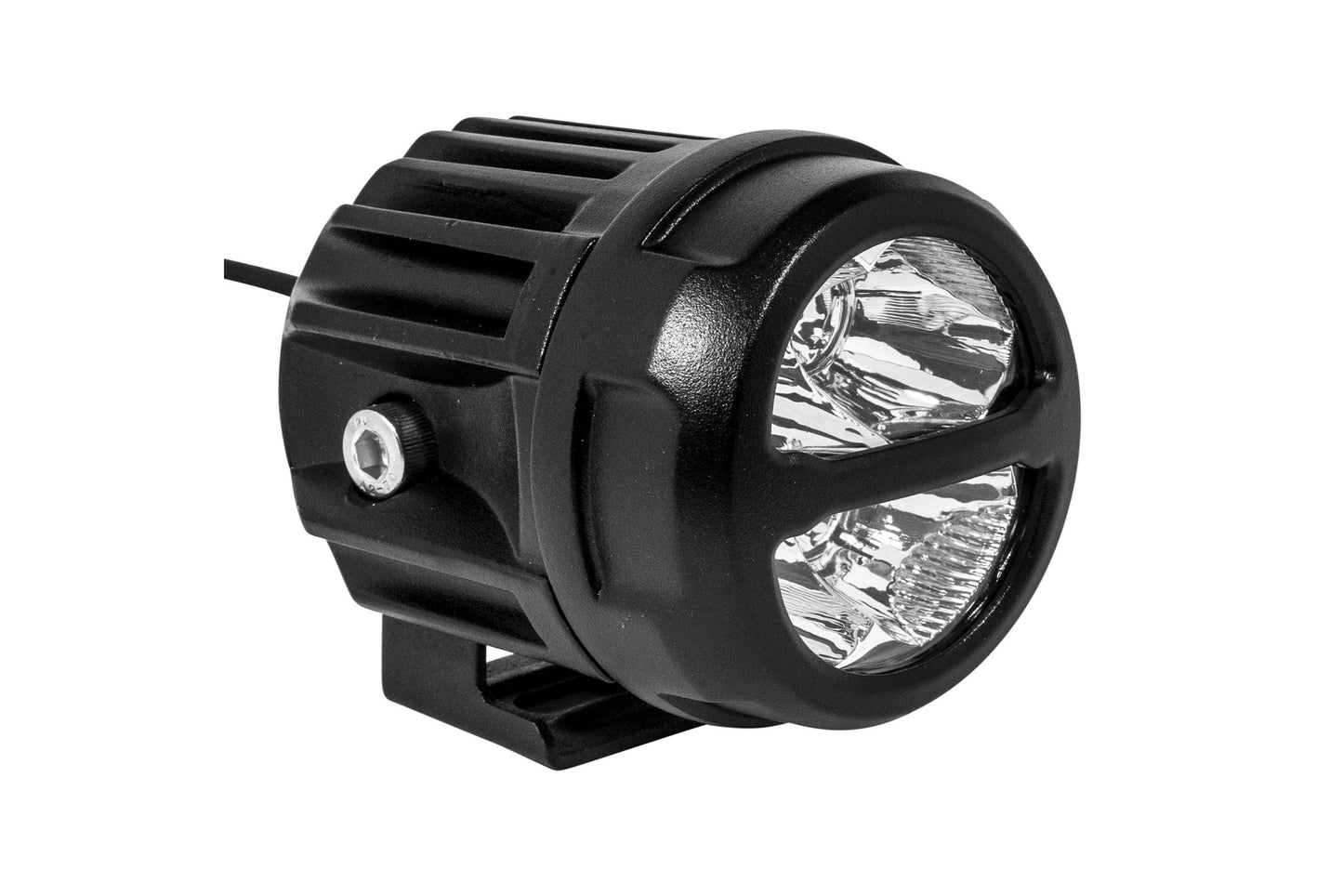 ProComp S4-R LED Pods, 2x2 Round, 20W, White, Spot Beams, Universal, EXP76412P