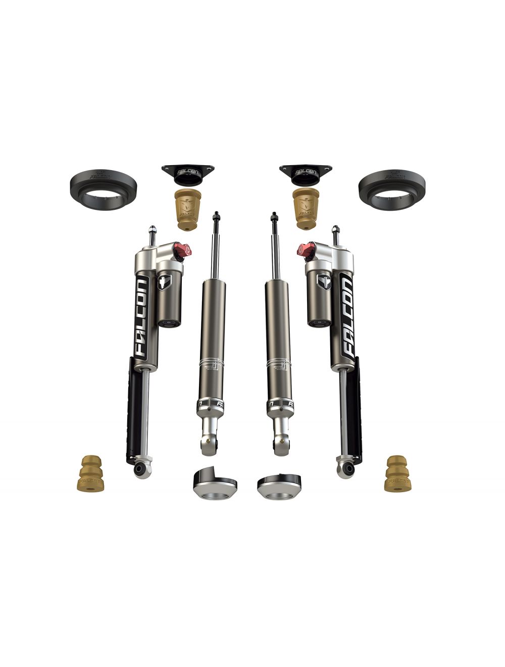 Falcon Toyota 4Runner 2" Sport Tow/Haul Shock & Spacer Lift System, 2010-2024, Limited, 12-04-32-400-002