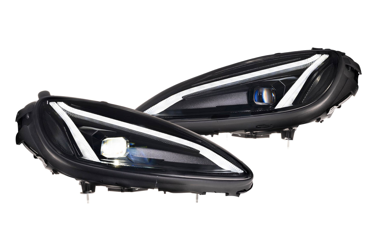 Morimoto Chevrolet Corvette C6 XB LED Headlights, 2005-2013*, C8 Style, Set, Generation II, LF2-778