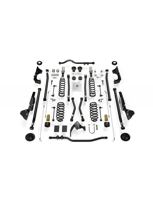 TeraFlex Jeep Wrangler JK 2 Door 4" Alpine CT4 Long Arm Suspension System, No Shocks