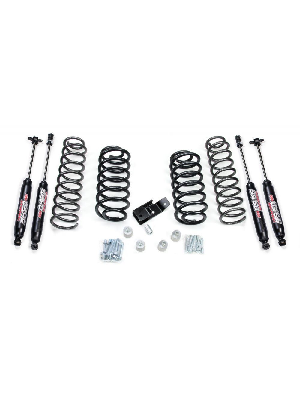 TeraFlex Jeep Wrangler TJ 2" Coil Spring Lift Kit & 9550 VSS Twin Tube Shocks Shocks