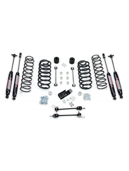 TeraFlex Jeep Wrangler TJ 3" Coil Spring Base Lift Kit With Quick Disconnects & 9550 VSS Twin Tube Shocks