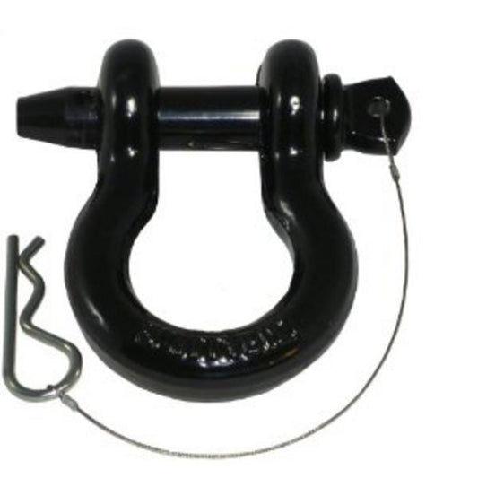 Smittybilt Universal D-Ring, 3/4", Locking Pin, 4.75 Tons, Black, 13049B