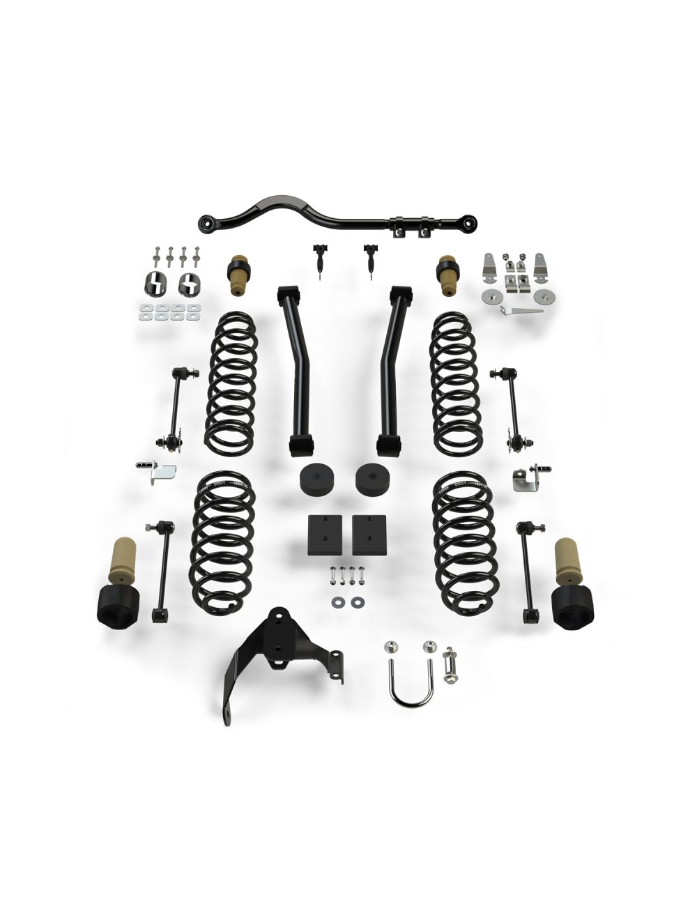 TeraFlex Jeep Wrangler JK 4 Door 2.5" Sport ST2 Suspension System, No Shocks