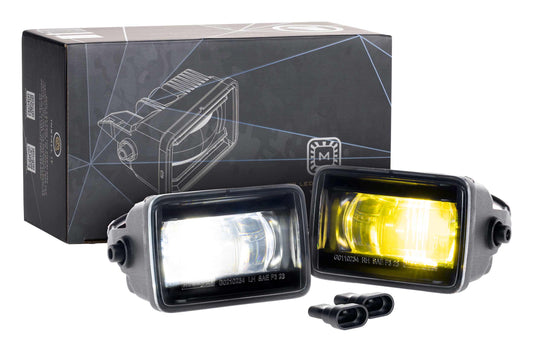 Morimoto Ford F-150 / Ford Super Duty XB Evo+ Fog Lights, Type F2, Set, White + Yellow, LF095