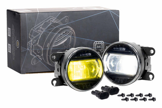 Morimoto Ford BRONCO / EXPLORER / FOCUS / MUSTANG / ACURA ILX / RDX / TL / TSX XB Evo+ Fog Lights, 2013-2017, Type S, Set, White + Yellow, LF091