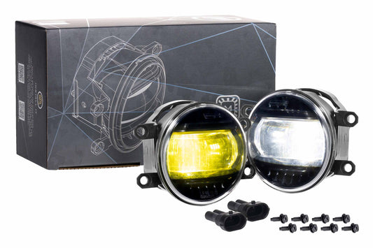 Morimoto Toyota 4Runner / Avalon / Camry / Corolla / Highlander / Matrix / Prius / RAV4 XB Evo+ Fog Lights, Type T, Set, White + Yellow, LF093