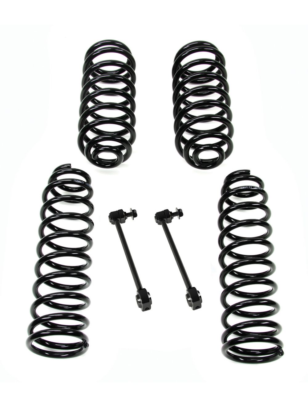 TeraFlex Jeep Wrangler JK 2 Door 1.5" Coil Spring Lift Kit, No Shocks