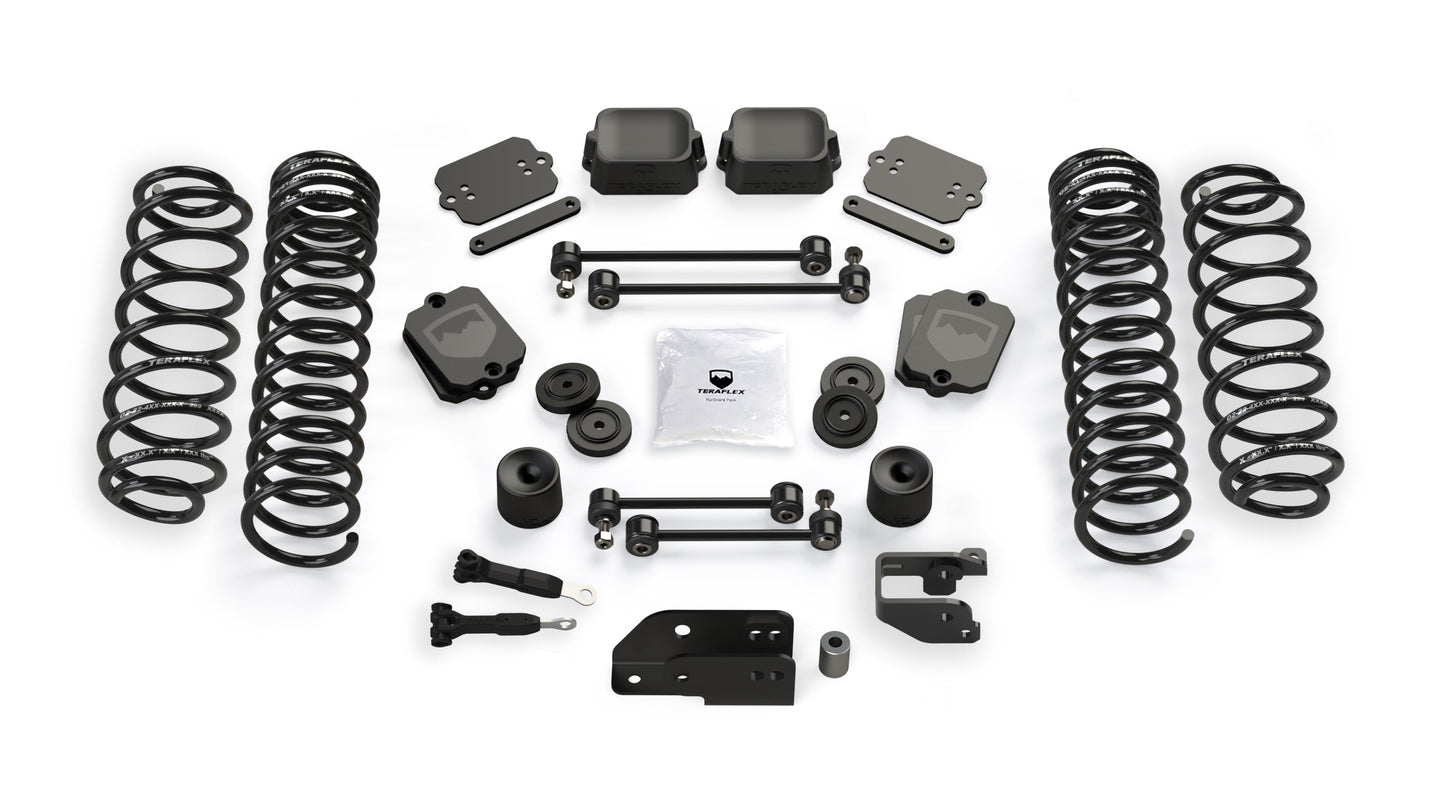 TeraFlex Jeep Gladiator JL 2 Door 3.5" Coil Spring Base Lift Kit, No Shocks