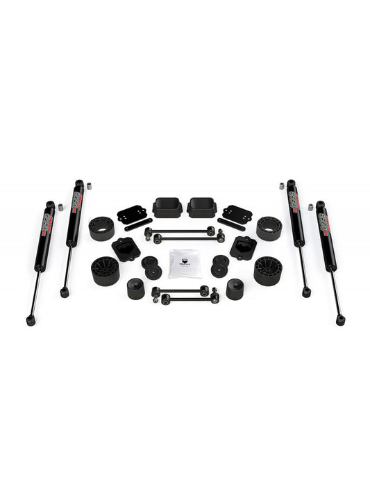 TeraFlex Jeep Wrangler JL 2 Door Sport/Sahara 2.5" Performance Spacer Lift Kit & 9550 VSS Twin Tube Shocks