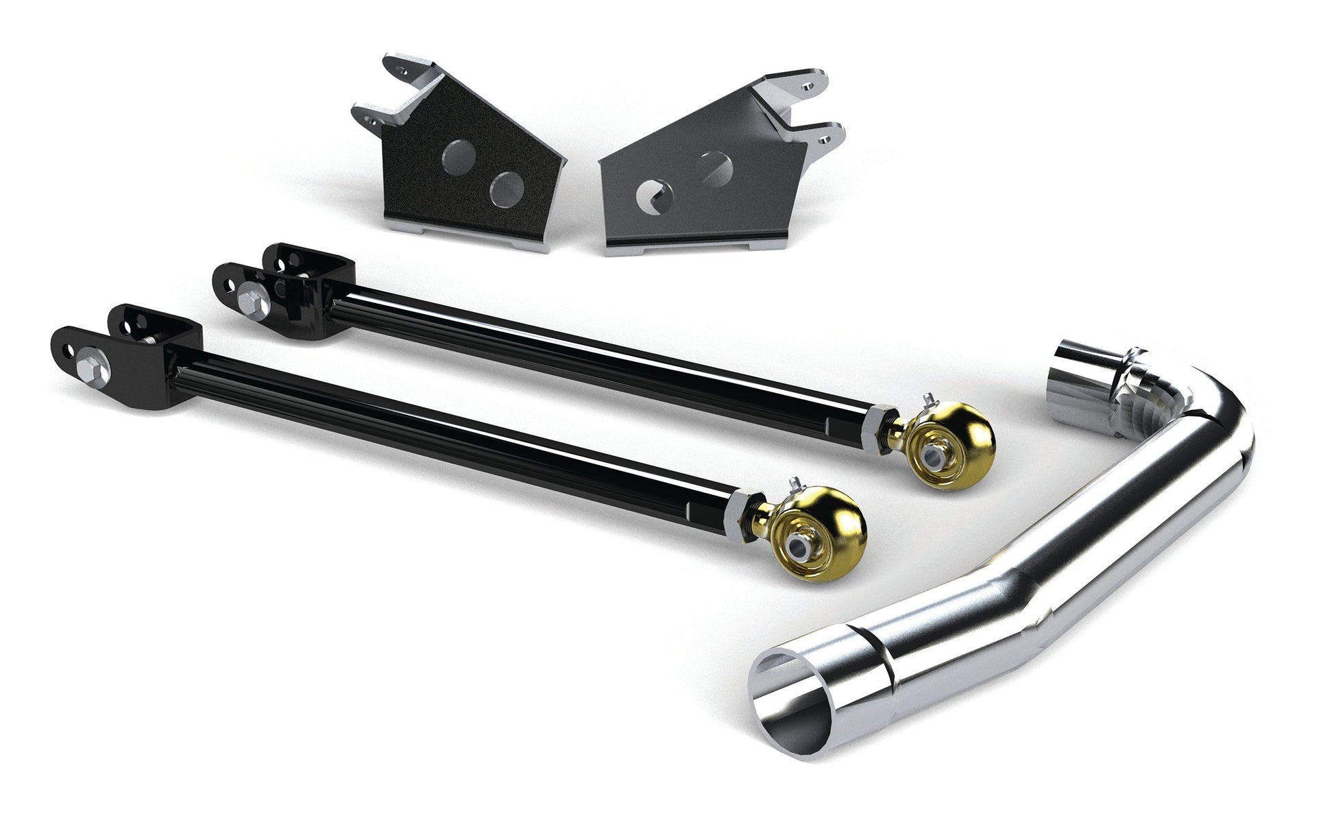 TeraFlex Jeep Wrangler TJ Pro LCG Long Arm & Bracket Upgrade Kit, Front Upper, 3-5" Lift