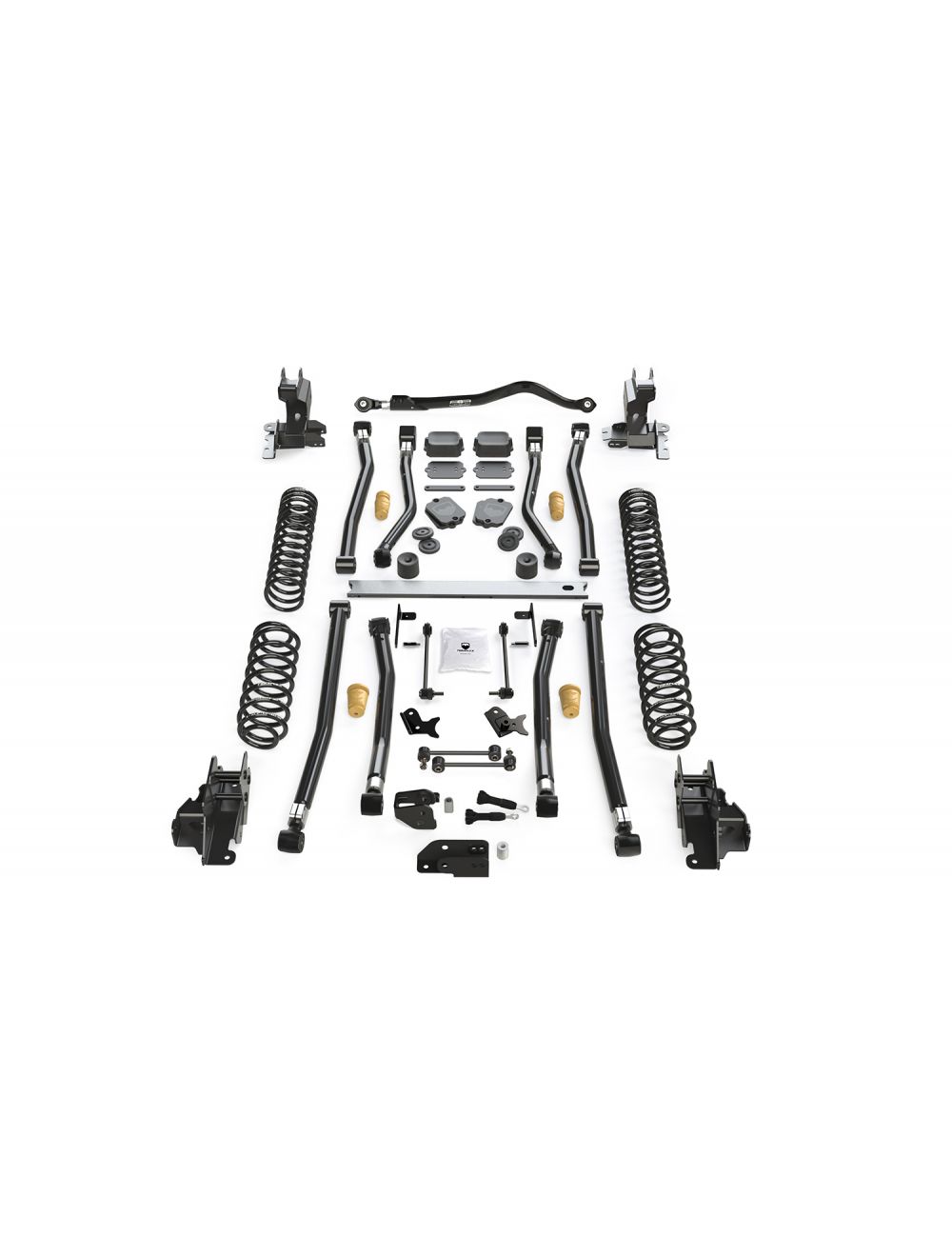 TeraFlex Jeep Wrangler JL 4 Door 3.5" Alpine CT3 Long Arm Suspension System, No Shocks