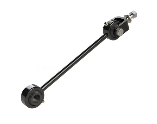 TeraFlex Jeep Wrangler TJ 10" Sway Bar Link, Front Left, With U-Bracket Stud & Grease Zerk, 3-6" Lift