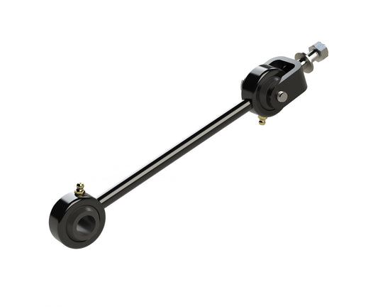 TeraFlex Jeep Wrangler TJ 8" Sway Bar Link, Front Right, With U-Bracket Stud & Grease Zerk, 0-2" Lift