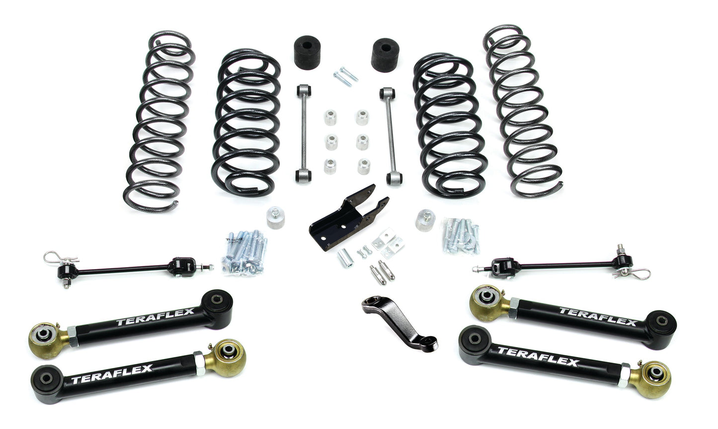 TeraFlex Jeep Wrangler TJ 4" Lift Kit With Lower Control Arms, Right Hand Drive