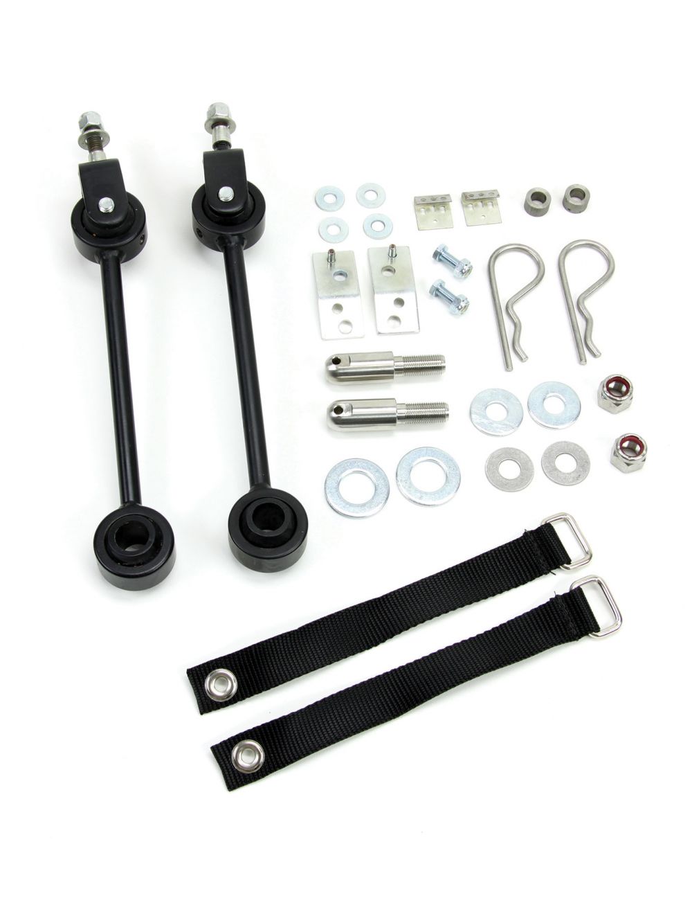 TeraFlex Jeep Cherokee ZJ / XJ 10" Front Sway Bar Quick Disconnect Kit, 2-4" Lift