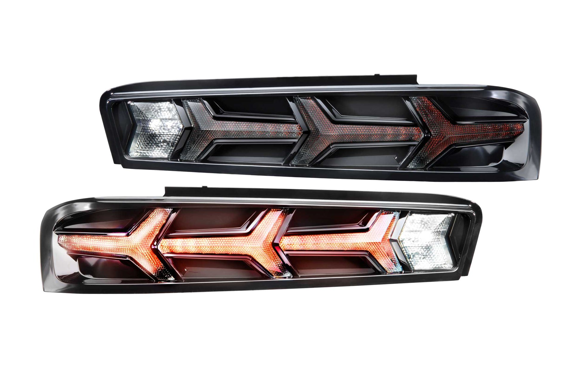 Morimoto Chevrolet Camaro XB LED Tail Lights, 2016-2018, US Models Only, Pair, Lambo, Smoked, LF401