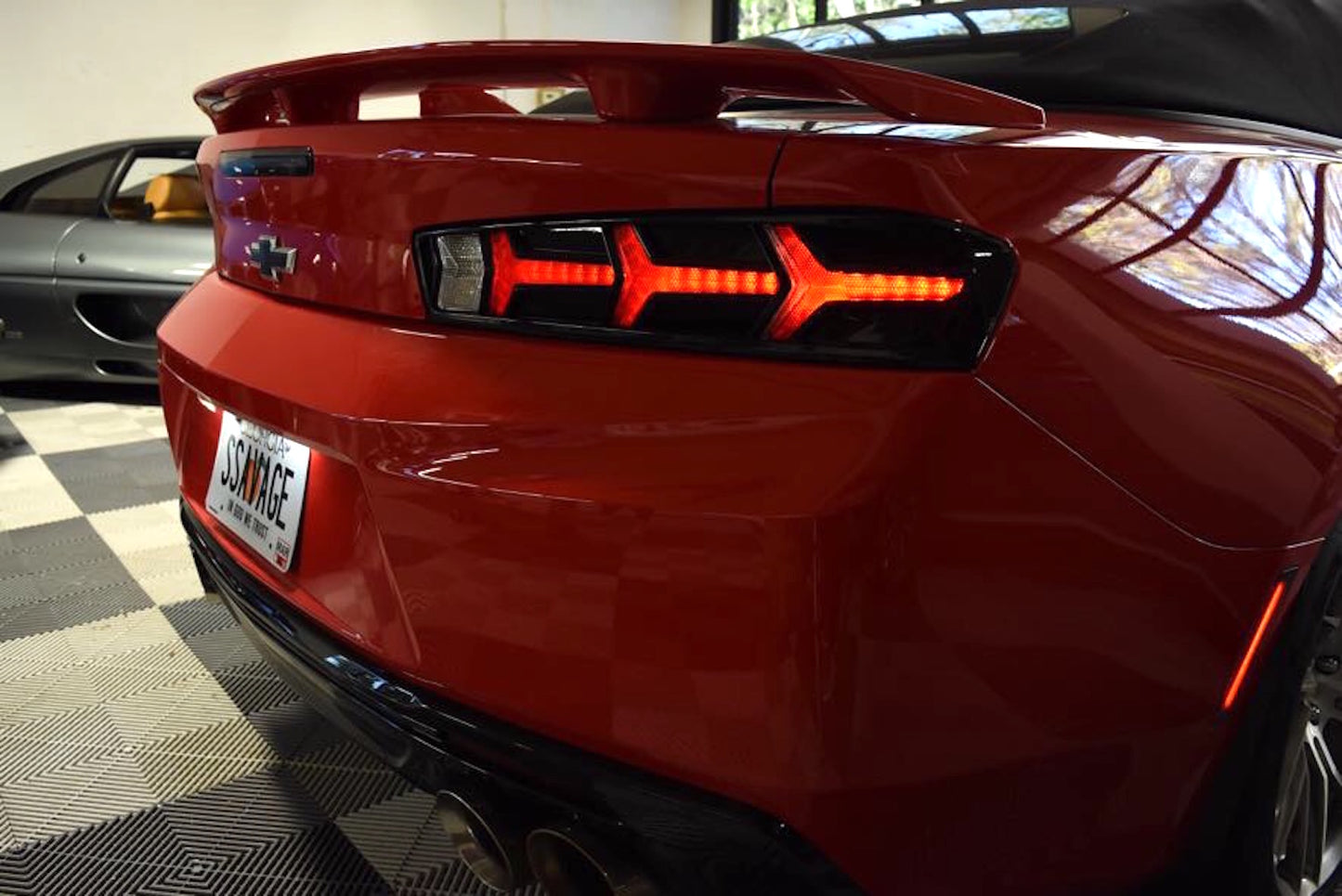 Morimoto Chevrolet Camaro XB LED Tail Lights, 2016-2018, US Models Only, Pair, Lambo, Smoked, LF401