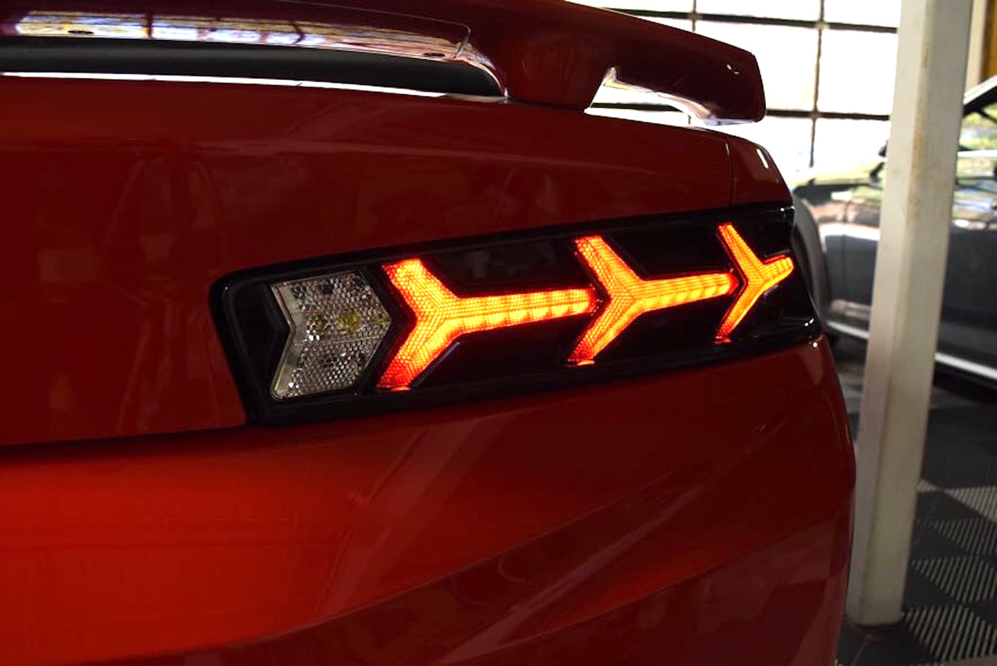 Morimoto Chevrolet Camaro XB LED Tail Lights, 2016-2018, US Models Only, Pair, Lambo, Smoked, LF401